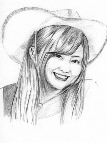 笑顔のカウガール 河村友歌