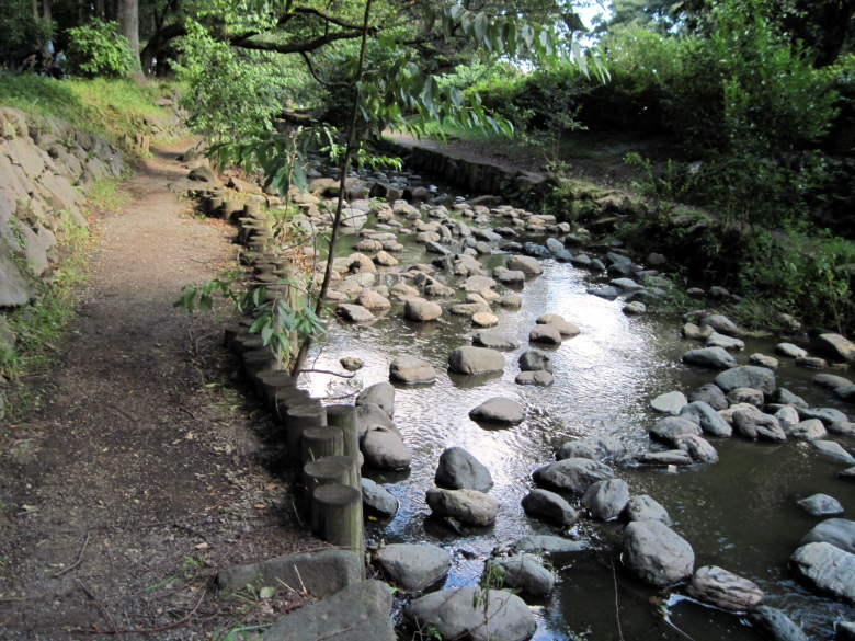 川幅が少し広がった神田川
