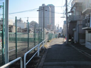 立ち退きが完了している建設予定地