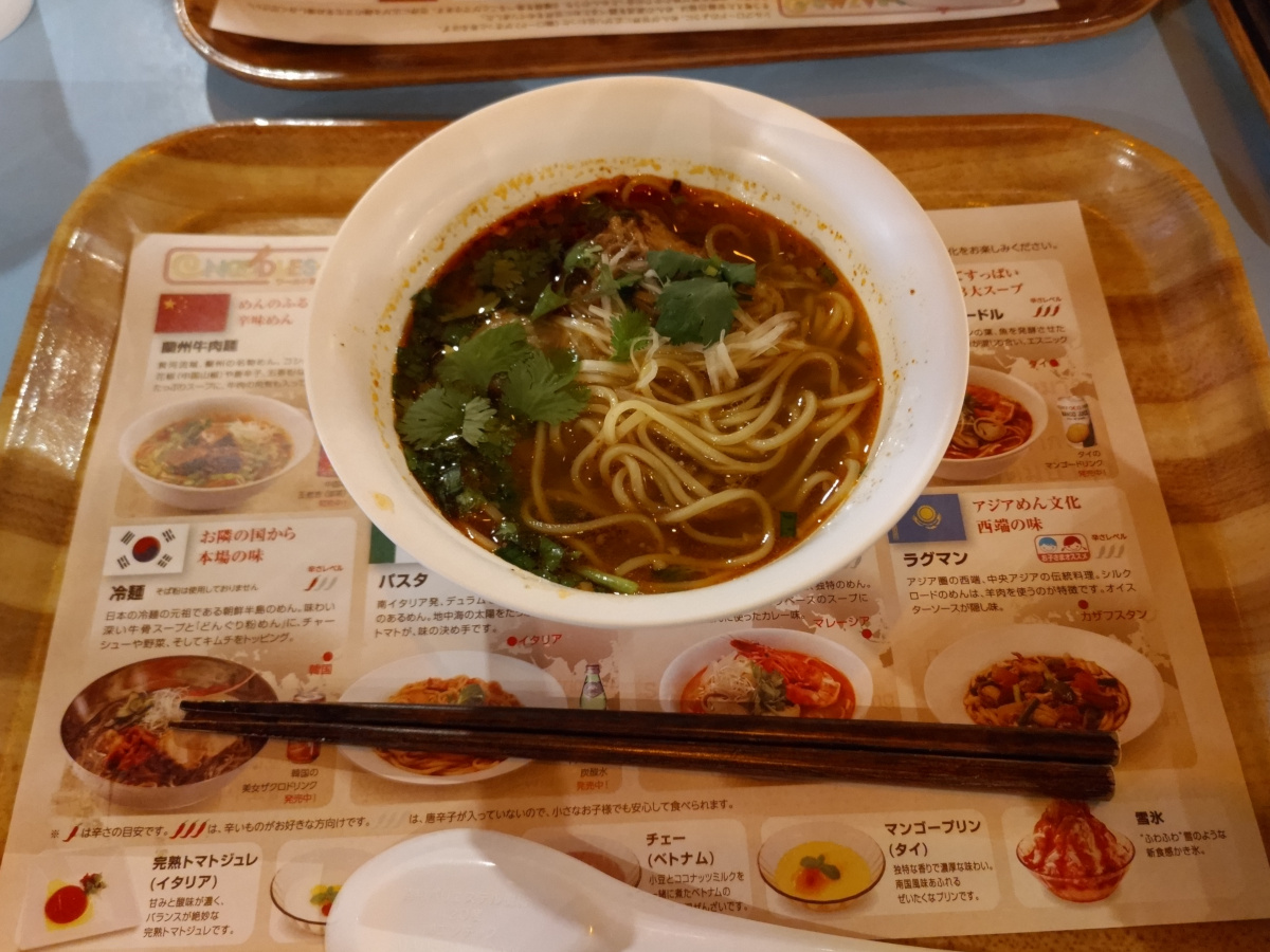 中国の蘭州牛肉面